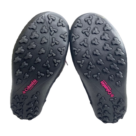 new Columbia ✪ Minx III Mid Faux Fur Waterproof Snow Boots ✪ Black Pink ✪ Size 4 - Picture 11 of 16